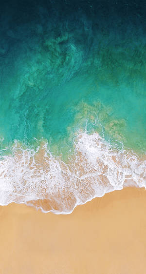 iPhone 11ビーチサイド航空写真壁紙カバー — iPhone 11 壁紙