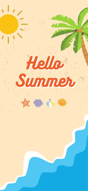 iPhone X 夏の背景 — iPhone 13 Mini 壁紙