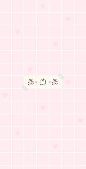 ピンクのかわいいチェリー