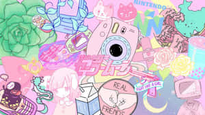 ピンクのかわいい背景で甘い雰囲気を