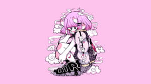 ピンクのアニメ風画像 — ピンクのアニメ美学 壁紙
