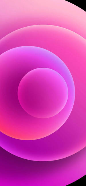 ピンクのオーブ iPhone 12の壁紙 — 1320x2868 壁紙