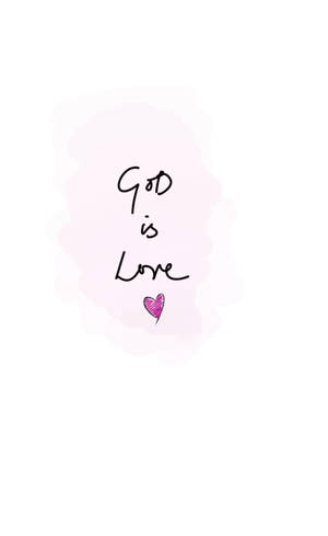 ピンクのハート I Love Jesus iPhone — ギャラクシー Tab Active5 Pro 壁紙