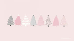 シンプルなクリスマスの背景 — クリスマスツリー 壁紙
