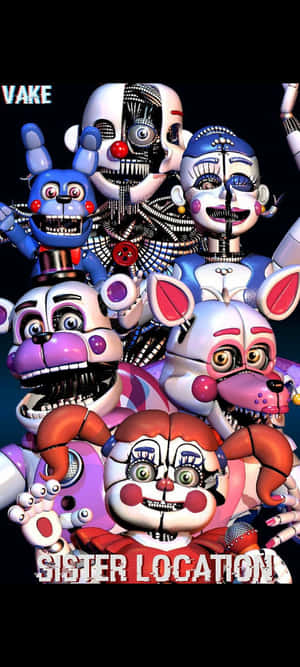 Five Nights At Freddys シスター・ロケーション — Moto E14 壁紙