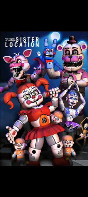 Five Nights At Freddys シスター・ロケーション — iPhone 11 壁紙