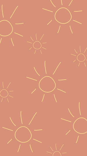 ボヘミアンな太陽の輪郭描画