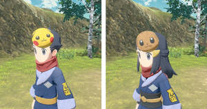 ポケモンレジェンズ アルセウス コラージュの壁紙 — ポケモンレジェンズ アルセウス 壁紙
