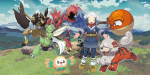 ポケモンレジェンズ アルセウス 笑顔のアカリ 壁紙 — かっこいいポケモン 壁紙