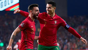 ポルトガル代表 クリスティアーノとブルーノ — サッカー 壁紙
