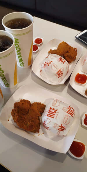 マクドナルドの料理画像 — Pixel Fold 壁紙