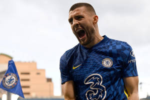 マテオ・コヴァチッチ 叫ぶ 背番号3 — サッカー 壁紙