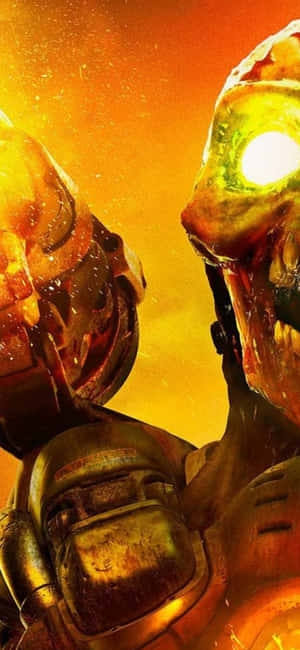 iPhone Xs Doom 背景 — OnePlus Nord CE5 壁紙