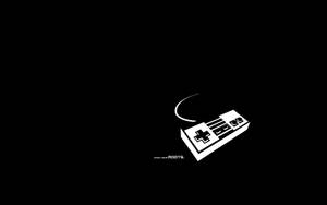 ミニマルな旧型ゲームコントローラーの壁紙