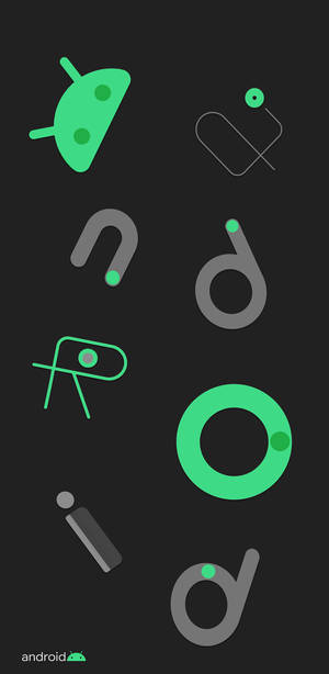 1080x2212 Android 10 壁紙。Pixel 4 リーク壁紙