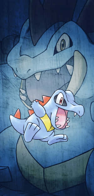 ワニノコとオーダイル — ポケモン スマホ 壁紙