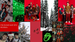 ワン・ダイレクション クリスマスコラージュの壁紙 — クリスマスコラージュ 壁紙
