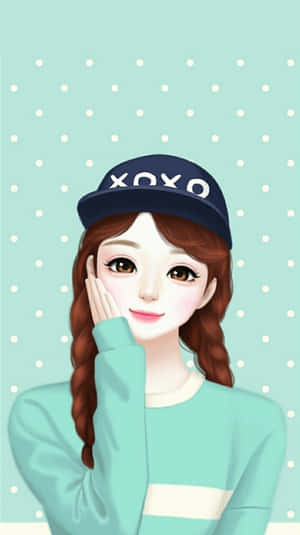 可愛い女の子の画像 — かわいいアニメの女の子 壁紙