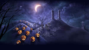不気味なハロウィンの背景