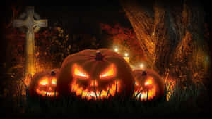 不気味なハロウィンの背景