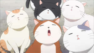 アニメ猫の画像 — かわいい猫 壁紙