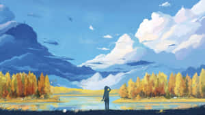 アニメ風景の背景 — かわいいアニメ 壁紙
