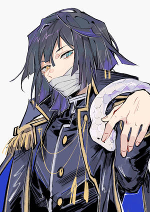 伊黒小芭内 デジタルペインティング 壁紙 — IQOO Pad 壁紙
