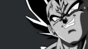 ベジータ白黒 — ドラゴンボールZ GIF 壁紙