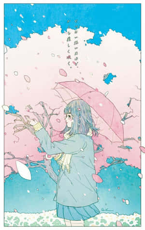 日本のアニメ風 — Galaxy Tab S9 FE 壁紙