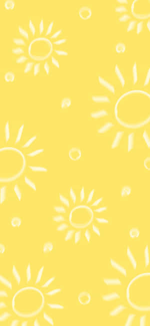 キュートな太陽 — 低コントラスト 壁紙