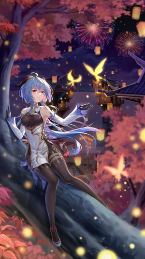 原神 夜蘭 — アニメ スマホ 壁紙