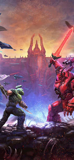 Doom Eternal iPhone — iPhone 13 Pro 壁紙