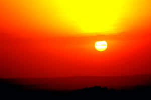 美しい夕日の写真