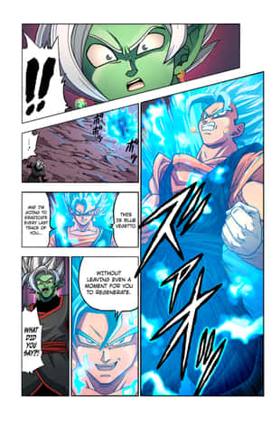 大人気ドラゴンボール超マンガのアクション満載の瞬間！ — Xiaomi Pad Mini 壁紙