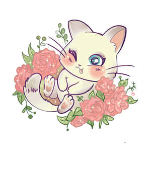 アニメ猫の画像 — かわいい猫 GIF 壁紙