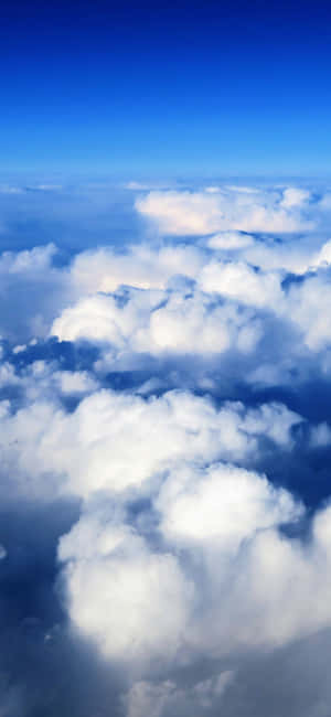 白い雲の背景 — HMD Pulse 2 Pro 壁紙