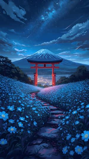 月光、平和、静けさ、美しい、クラシック、アート、夜、夜の美しさ、アニメ、アニメの美学、アニメアート、自然、自然4K、自然愛、自然風景、風景、地平線、夕日、夕日の美学 — アニメ 壁紙