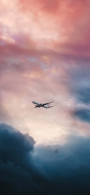 iPhone Xs Max 小型飛行機の背景 — iPhone 15 Plus 壁紙