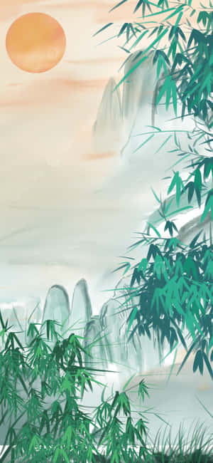 中国竹 — iPhone 14 Pro 壁紙