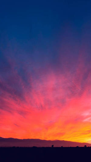 山の夕焼け空の壁紙 — 夕焼け空 壁紙