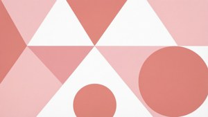 抽象的なパステルピンクの幾何学模様