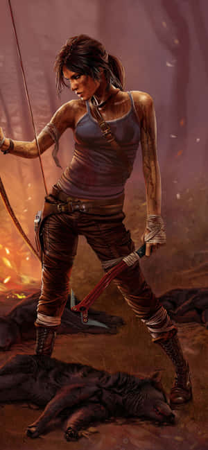 iPhone Xs Max  Rise of the Tomb Raider 背景 — iPhone 14 壁紙