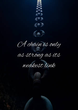 プレビュー壁紙 チェーン 強さ 弱さ リンク フレーズ — Oppo Pad 5 壁紙