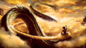 悟空と神龍 和風ドラゴンPC — 和風ドラゴン 壁紙