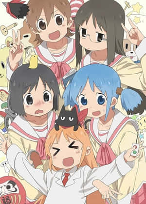 愉快なアニメ仲間たち — 面白いアニメ 壁紙