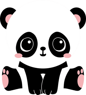 愛らしいカートゥーンパンダ — パンダ 壁紙