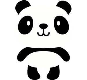 愛らしいカートゥーンパンダ — パンダ 壁紙