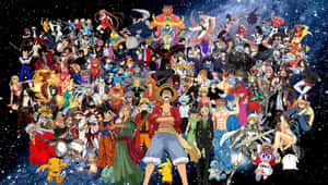 手をつないで歩く二人のアニメキャラクター — アニメカップル GIF 壁紙