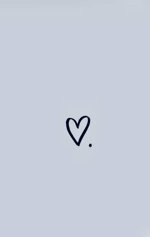 手描きのハートの美学の壁紙 — ハート アート GIF 壁紙