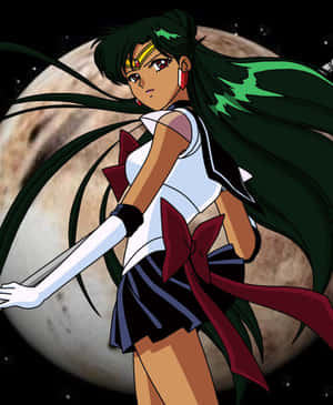時空の守護者、セーラープルート — Apple Watch Ultra 壁紙